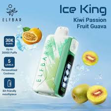 ELF BAR ICE KING 30000 KIWI PASSION FRUIT GUAVA 5%