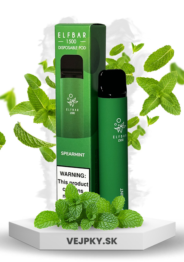 Elf Bar 1500 puffs SPEARMINT 2%