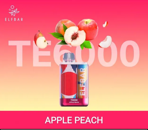 ELF BAR TE6000 APPLE PEACH 5%