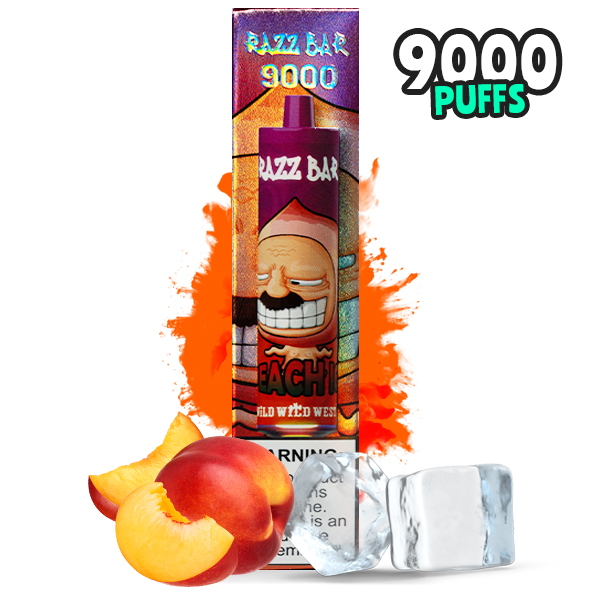 RAZZ BAR 9000 PEACH ICE