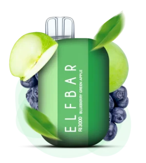 ELF BAR RI3000 BLUEBERRY GREEN APPLE