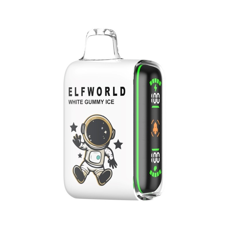 ELF WORLD 20000 WHITE GUMMY ICE 2%