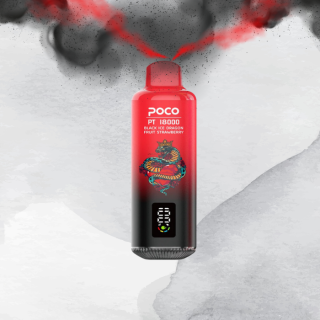 POCO BLACK ICE DRAGON FRUIT STRAWBERRY PT18000 5%