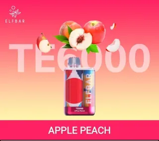 ELF BAR TE6000 APPLE PEACH 5%