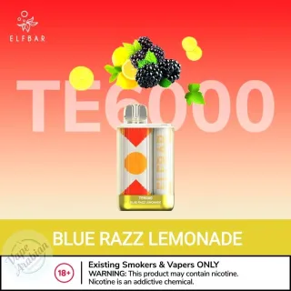 ELF BAR TE6000 BLUE RAZZ LEMONADE 5%