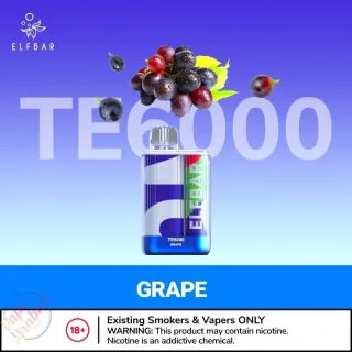 ELF BAR TE6000 GRAPE 5%