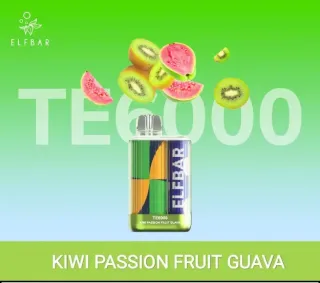 ELF BAR TE6000 KIWI PASSION FRUIT GUAVA 5%