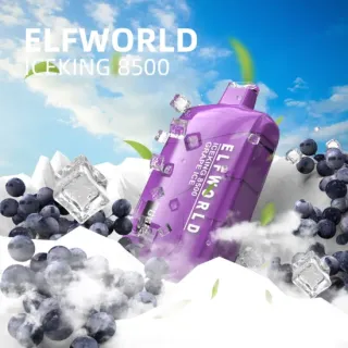 ELF WORLD 8500 GRAPE ICE 5%